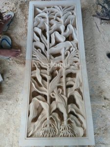 Ukiran Motif Tanaman Jagung